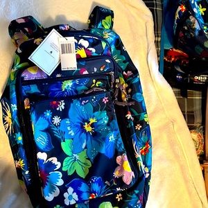 Vera Bradley lighten up convertible travel bag. Firefly garden